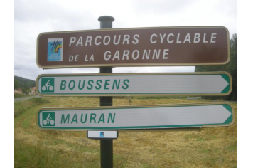 Parcours cyclable de la Garonne OTI 